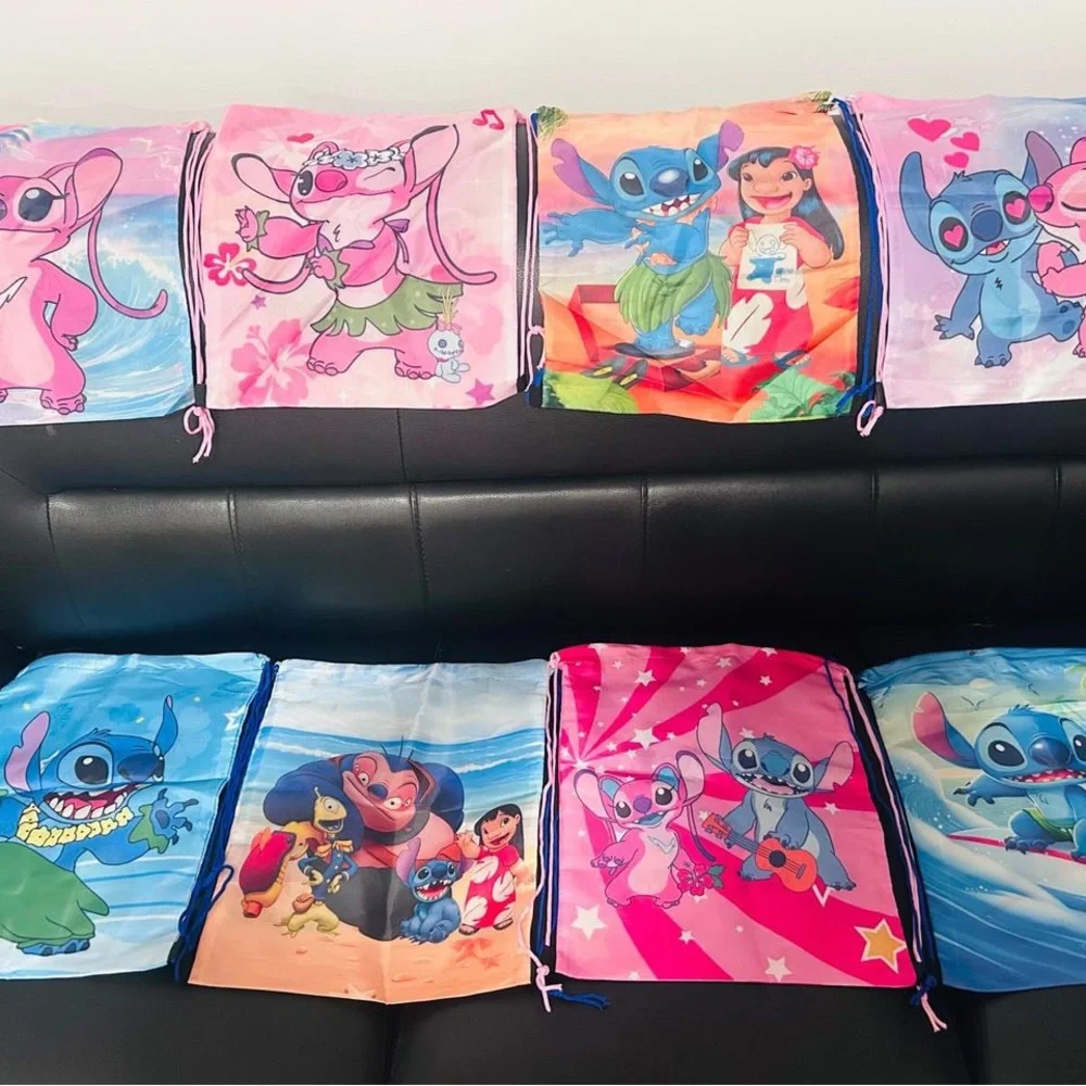 Colorful Kids Drawstring Bags